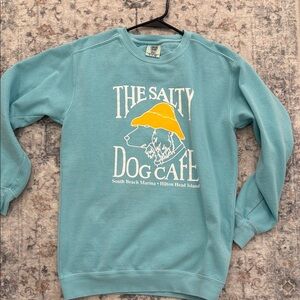 Comfort Colors Teal Crewneck Sweater